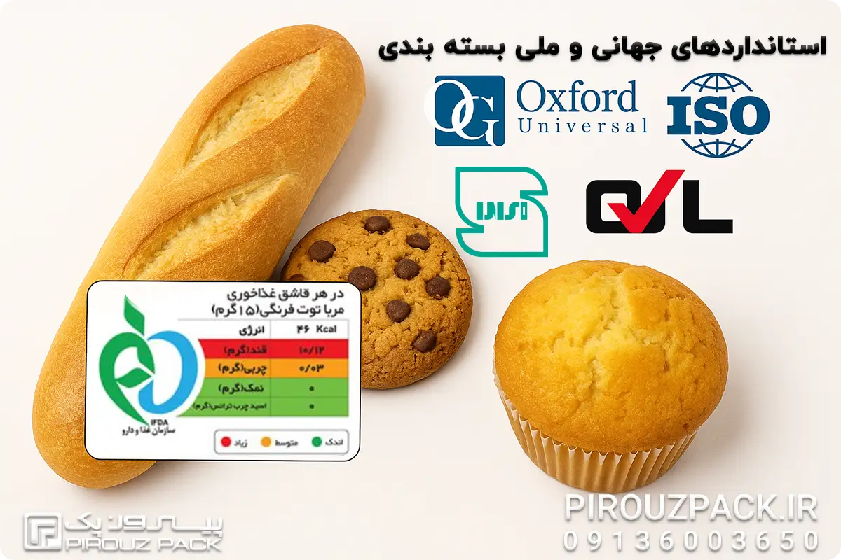 استانداردهای جهانی و ملی بسته بندی