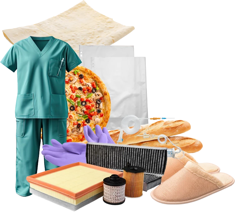 محصولات قابل بسته بندی با دستگاه بسته بندی دلفین پیروزپک